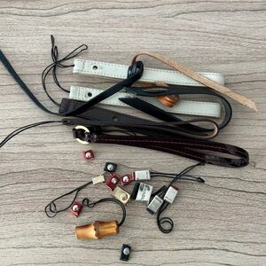 Prada Gucci phone strap parts for upcycling